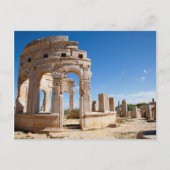 De markt, Leptis Magna, district Al Khums Briefkaart (Voorkant)