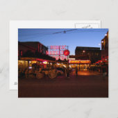 De Markt Seattle, de V.S. van snoeken Briefkaart (Voorkant / Achterkant)