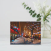 De Markt van Kerstmis van Timisoara Feestdagenkaart (Staand voorkant)