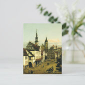 De marktplaats in Pirna - Bernardo Bellotto Briefkaart (Staand voorkant)