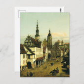 De marktplaats in Pirna - Bernardo Bellotto Briefkaart (Voorkant / Achterkant)