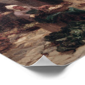 De marktplaats van Ploudalmezeau Poster (Hoek)