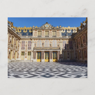 De marmer binnenplaats van het Paleis Versailles,  Briefkaart