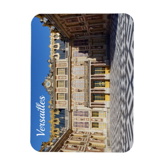 De marmer binnenplaats van het Paleis Versailles,  Magneet (Verticaal)