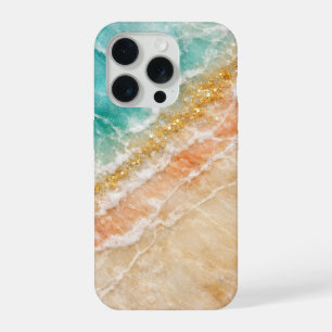 De marmer met goudadering geïnspireerd door het st iPhone 15 pro case
