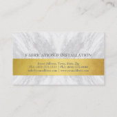 De marmeren Installatie van de Vervaardigingsinsta Visitekaartje (Achterkant)