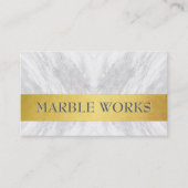 De marmeren Installatie van de Vervaardigingsinsta Visitekaartje (Voorkant)