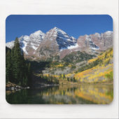 De Maroon Bells in de herfst... Muismat (Voorkant)