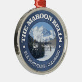 De Maroon Bells Metalen Ornament (Rechts)