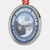 De Maroon Bells Metalen Ornament (Links)