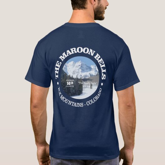 De Maroon Bells T-shirt (Achterkant)