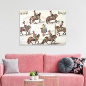 De marquis van Newcastle Giving Kapitein Mazin a R Canvas Afdruk (Insitu (Woonkamer))