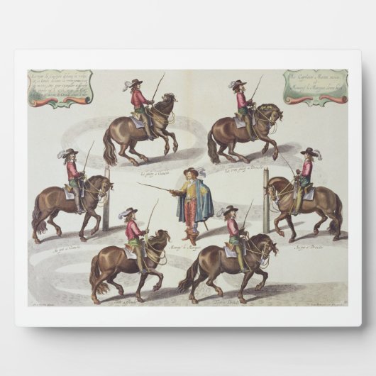 De marquis van Newcastle Giving Kapitein Mazin a R Fotoplaat (Voorkant)