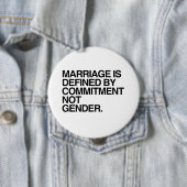 DE MARRIAGE WORDT VASTGESTELD DOOR TOEZEGGING -.pn Ronde Button 4,0 Cm (In situ)