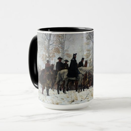 De mars naar Valley Forge door William B. T. Trego Mok (Voorkant links)