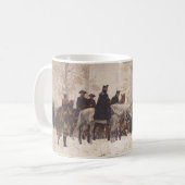 De mars naar Valley Forge Koffiemok (Voorkant links)
