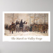 De mars naar Valley Forge Poster (Voorkant)