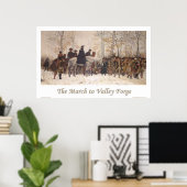 De mars naar Valley Forge Poster (Thuiskantoor)