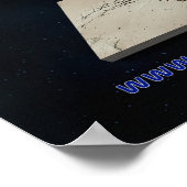 De Mars planeet Valles Marineris heeft de overhand Poster (Hoek)