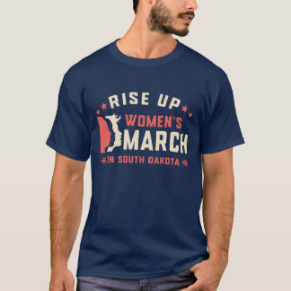 De mars van de vrouwen in South Dakota T-shirt