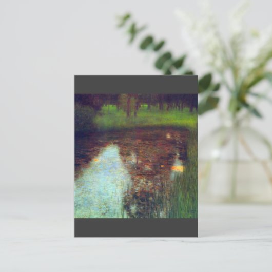 De Marsh van Gustav Klimt Briefkaart (Staand voorkant)
