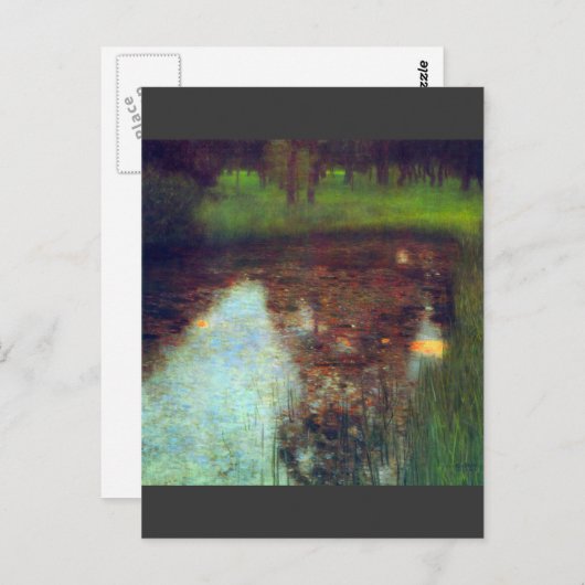 De Marsh van Gustav Klimt Briefkaart (Voorkant / Achterkant)