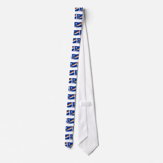 De Marshall-eilanden Vlag Das (Achterkant)