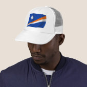 De Marshall-eilanden Vlag Hoed Trucker Pet (In situ)
