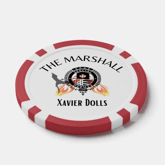 De Marshall Poker Chips (Enkel)