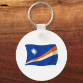 De Marshalleilanden Vlag Sleutelhanger (Voorkant)