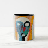 De marsmannetje tweekleurige koffiemok (Center)