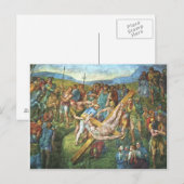 De martelaarschap van St. Peter Briefkaart (Voorkant / Achterkant)