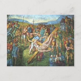 De martelaarschap van St. Peter Briefkaart