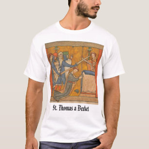 De martelaarschap van St. Thomas a Becket, St. Tho T-shirt