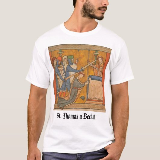 De martelaarschap van St. Thomas a Becket, St. Tho T-shirt (Voorkant)