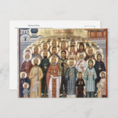 De martelaren van de Chinese orthodoxe Christelijk Briefkaart (Voorkant / Achterkant)