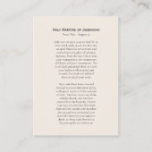 De martelaren van Jasenovac Orthodoxe Kaart Plaatskaartje (Achterkant)