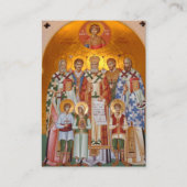 De martelaren van Jasenovac Orthodoxe Kaart Plaatskaartje (Voorkant)