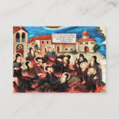 De martelaren van Kantara Orthodoxe Kaart Plaatskaartje (Voorkant)