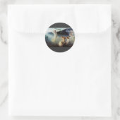 De marteldood van de Heilige Christina Ronde Sticker (Tas)