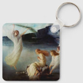 De marteldood van de Heilige Christina Sleutelhanger (Achterkant)