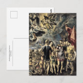 De Marteldood van St. Mauritius door El Greco Briefkaart (Voorkant / Achterkant)