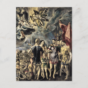 De Marteldood van St. Mauritius door El Greco Briefkaart