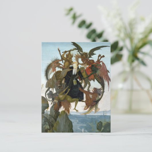 De marteling van Saint Anthony Briefkaart (Staand voorkant)