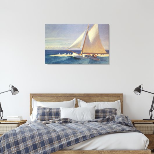 De Martha McKeen van Wellfleet Canvas Afdruk (Insitu (Slaapkamer))