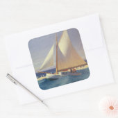 De Martha McKeen van Wellfleet Vierkante Sticker (Envelop)