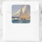 De Martha McKeen van Wellfleet Vierkante Sticker (Tas)