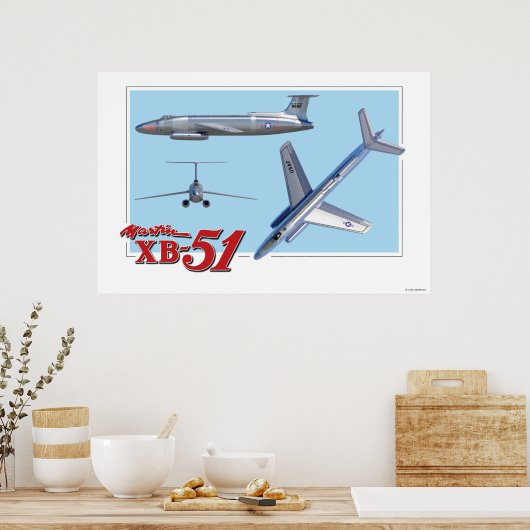 De Martin XB-51 Poster (Keuken)