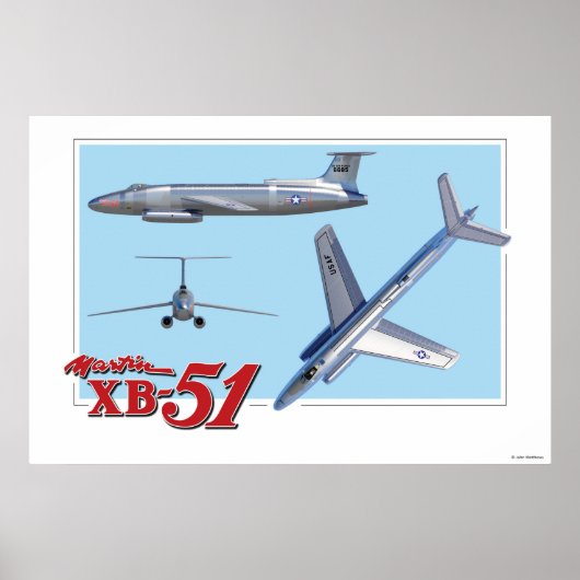 De Martin XB-51 Poster (Voorkant)