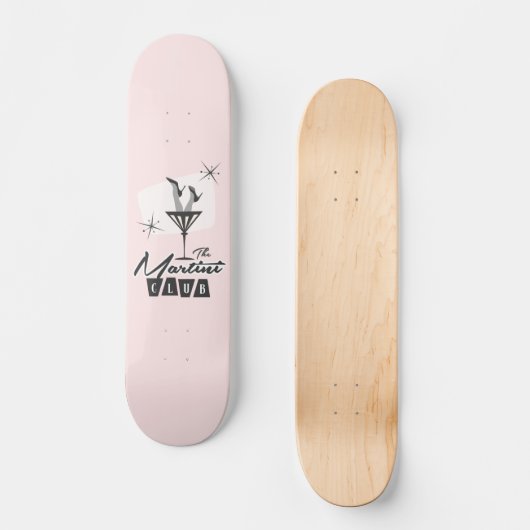 De Martini Club Roze Skateboard (Voorkant)